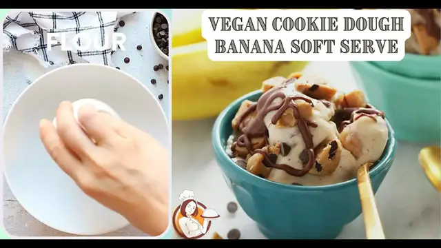 Video thumbnail for Vegan Cookie Dough Banana Soft Serve