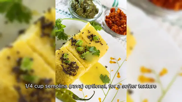 Video thumbnail for Khaman Recipe