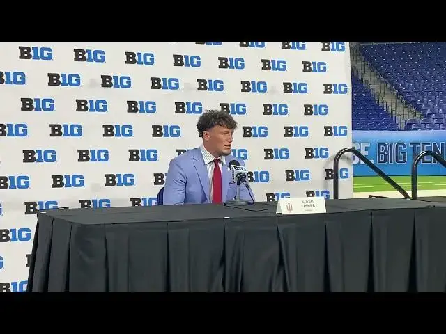 'Video thumbnail for Aiden Fisher on creating a demanding culture with Indiana football'