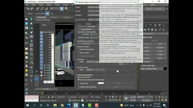 Video thumbnail for Exterior House Design with 3ds Max overview of scene settings