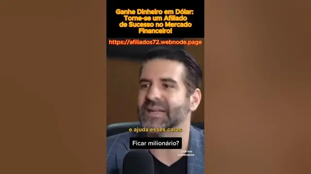 Video thumbnail for Ganhe dinheiro em dólares com o mercado financeiro | Link nos comentários 💰