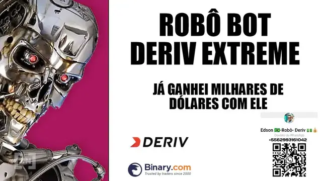 Video thumbnail for ROBÔ BOT DERIV EXTREME JÁ GANHEI MILHARES DE DÓLARES COM ELE | 2021