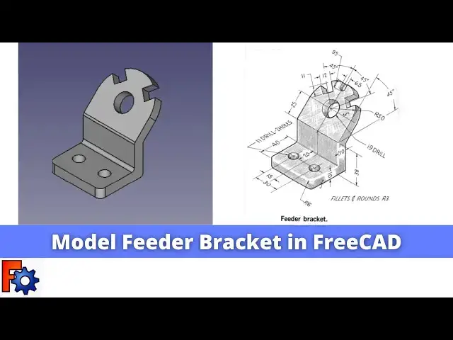'Video thumbnail for Model Feeder Bracket in FreeCAD | FreeCAD Tutorial | Mechnexus |'