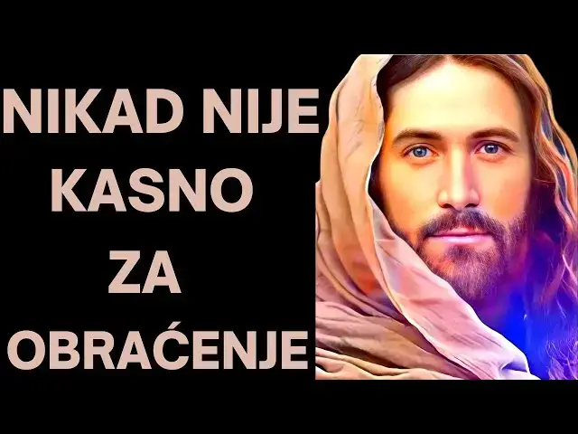 Video thumbnail for NIKAD NIJE KASNO ZA PROMJENU I OBRAĆENJE