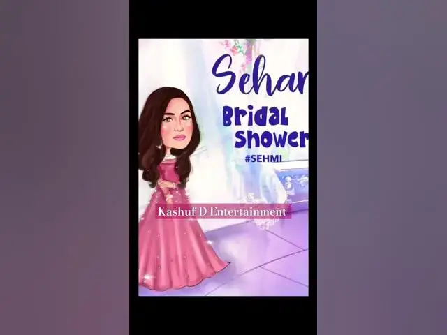 Video thumbnail for Wait Is Over Bridle Shower Photos of Sehar Hayyat #viral #seharhayyat #bridle #tiktok #1million