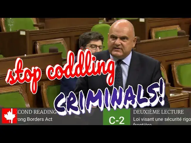 'Video thumbnail for Stop coddling criminals! This bill fails to protect Canadians while crime surges in every category'