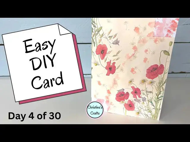 'Video thumbnail for Make This Pretty Card With Stuff You Already Have!'