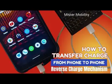 'Video thumbnail for How To Transfer Charge From Phone To Phone: Reverse Charge Mechanism For iPhone & Android Phones'