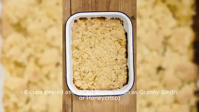 Video thumbnail for apple cobbler recipe