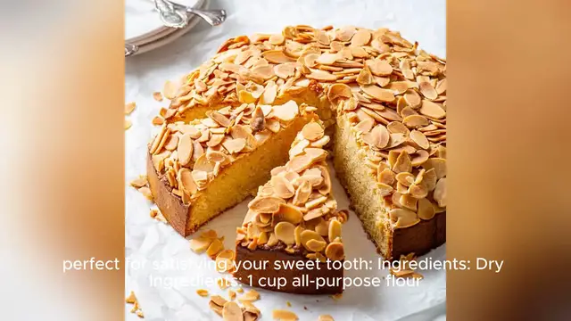 Video thumbnail for almond cake recipe