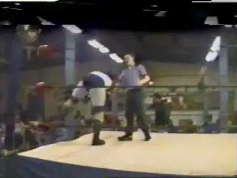 Video thumbnail for Mean Marc Ash vs Gentleman James in 1994 ICW Wrestling action
