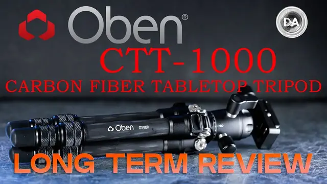 Video thumbnail for Oben CTT-1000 Carbon Fiber Tabletop Tripod Long Term Review