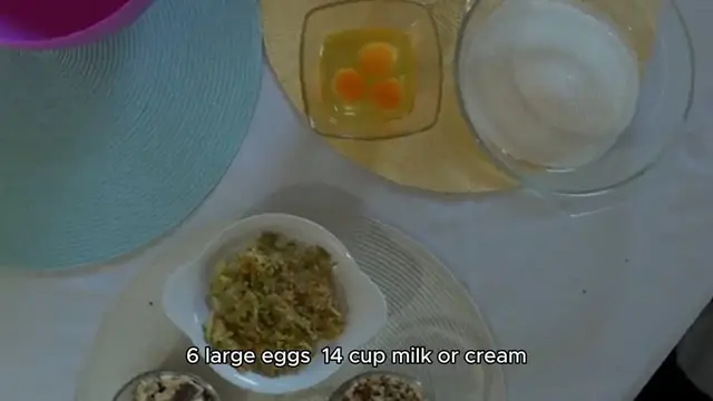 Video thumbnail for frittata recipe