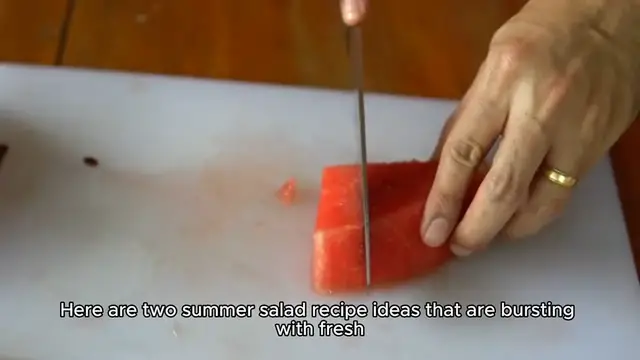 'Video thumbnail for summer salad recipe'