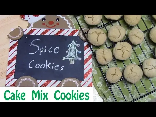 Video thumbnail for SPICE CAKE MIX COOKIES | SUBSCRIBER REQUEST | HOLIDAY COOKIES