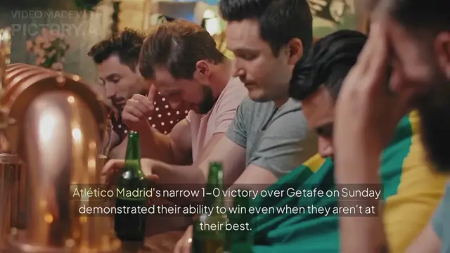 'Video thumbnail for Atlético Madrid Grinds Out Narrow 1-0 Victory Over Getafe to Climb to Second in La Liga'