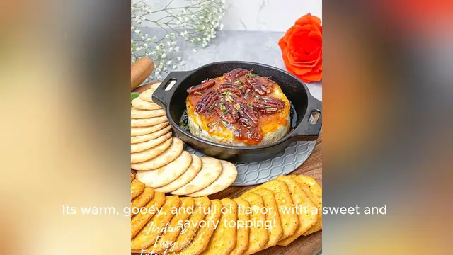 Video thumbnail for baked brie recipe