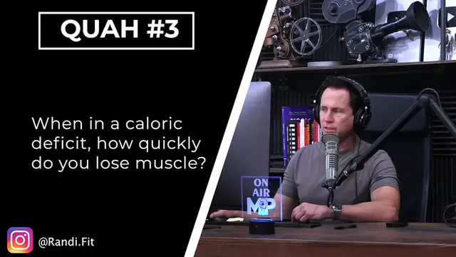 Video thumbnail for Tips For Avoiding Muscle Loss When In A Caloric Deficit