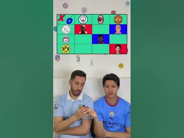 'Video thumbnail for Footy Tic-tac-toe #ajax #milan #manchestercity #manchesterunited #liverpool #dortmund'