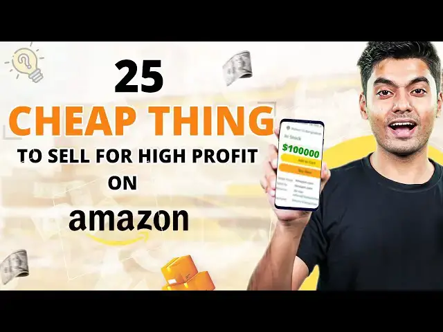 Video thumbnail for Cheap Things to Sell for High Profit On Amazon | 25 Low-Cost Product Ideas | EcomStal