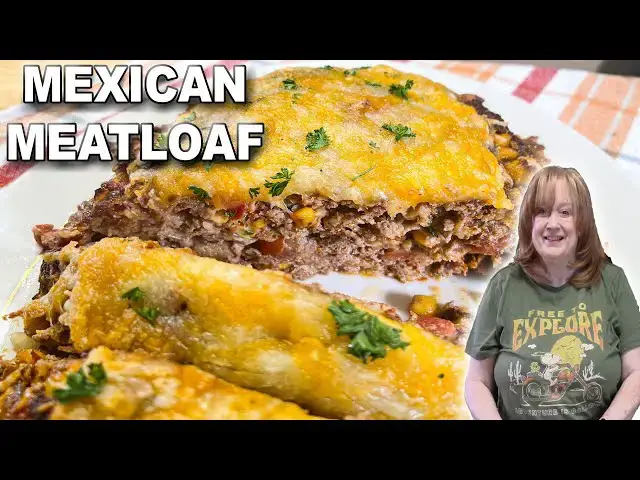 Video thumbnail for MEXICAN MEATLOAF, Meatloaf Recipe They Will Eat, GROUND BEEF RECIPE, EASY DINNER IDEAS