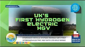 Video thumbnail for UK's First HGV Goes GREEN with Hydrogen Vehicle Systems - A 370-Mile Journey!