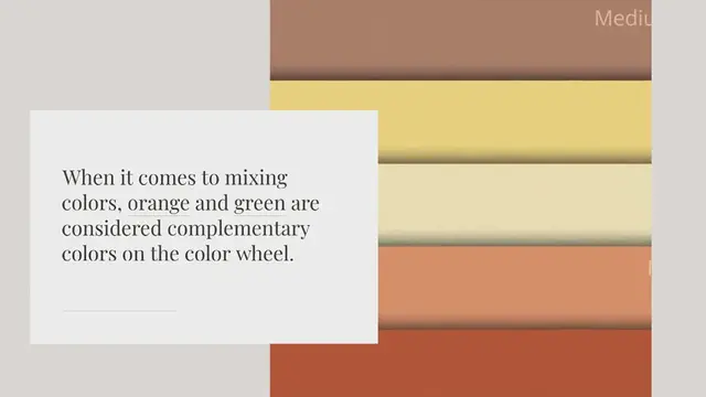 Video thumbnail for What color do orange and green make?