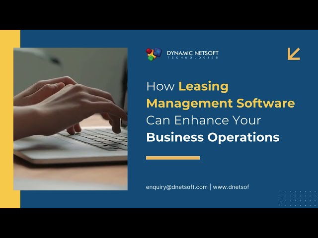 Video thumbnail for How Leasing Management Software Can Enhance Your Business Operations