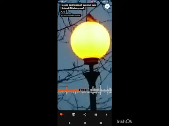 Video thumbnail for Hackes Springupcall, Sun Rise Over Hiisland Göteborg. 8 years ago.