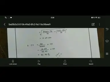 'Video thumbnail for CU geography honours 5th semester Final sheet'