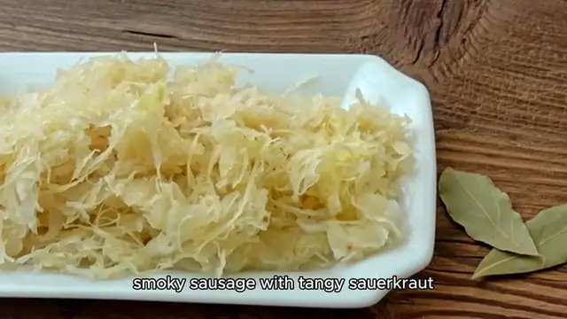 Video thumbnail for kielbasa and sauerkraut recipe
