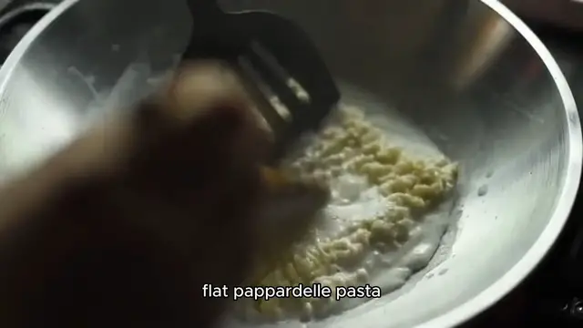 'Video thumbnail for Pappardelle with Mushroom Sauce'