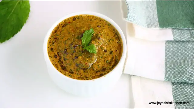 Video thumbnail for Pudina Chutney recipe - Just 10 mins mint chutney recipe- Perfect side dish for idli dosa
