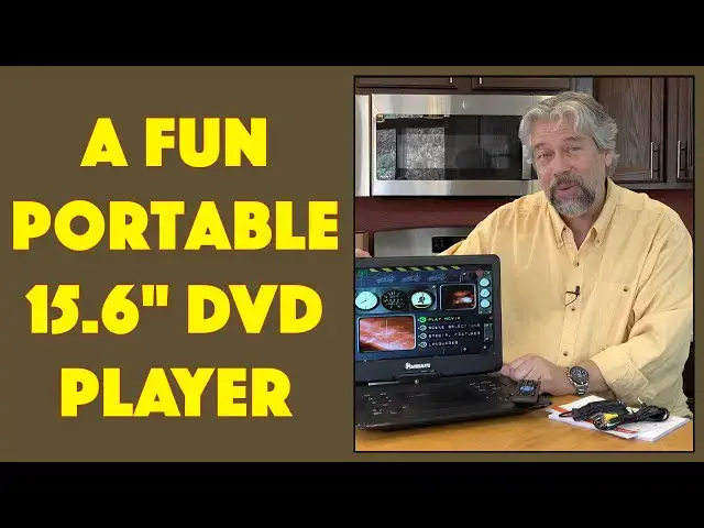 'Video thumbnail for NAVISKAUTO 15.6" Portable DVD Player -- DEMO & REVIEW'