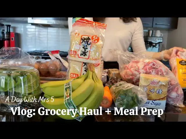 Video thumbnail for A Day In The Life| How to Meal Prep for the week| Grocery Haul