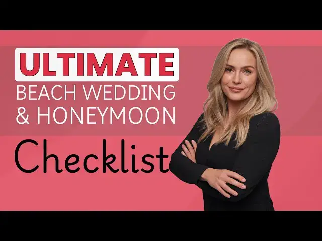 'Video thumbnail for The Ultimate Beach Wedding & Honeymoon Checklist – Don’t Miss These Must-Know Tips! 🌊💍'