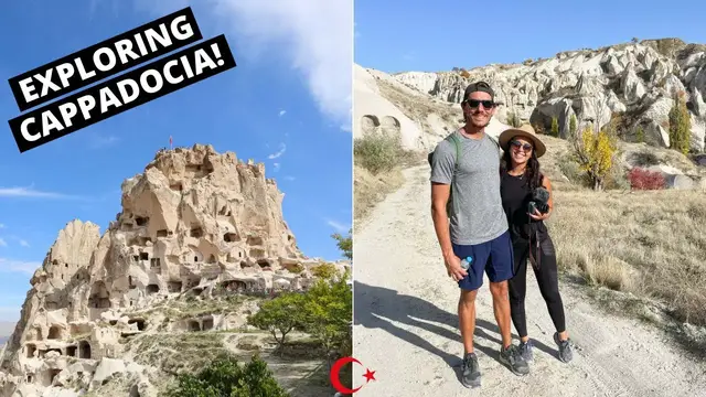 'Video thumbnail for Exploring CAPPADOCIA / Visiting UCHISAR Castle, Goreme OPEN AIR MUSEUM & Hiking Balkan Valley!!'