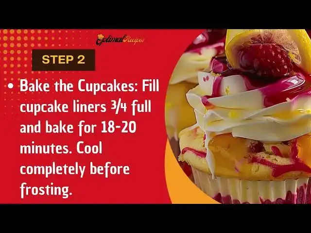 Video thumbnail for Lemon Raspberry Cupcakes | Moist, Fluffy & Easy Recipe