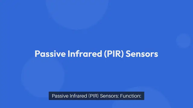 Video thumbnail for Types of Motion Sensors and Their Uses