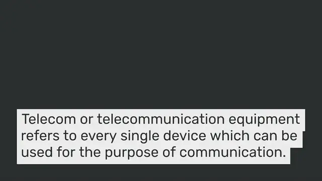 Video thumbnail for The Importance Of Pakistan Telecom Equipment NOC In The Market: