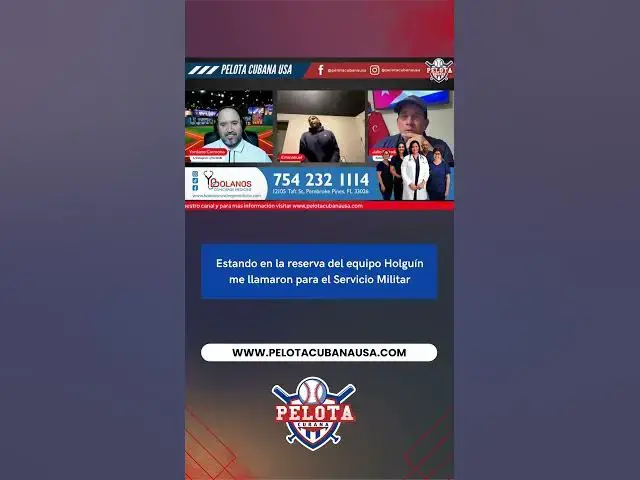 Video thumbnail for Estando en la reserva del equipo Holguín me llamaron para el Servicio Militar
