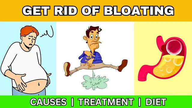 Video thumbnail for How to Get Rid of Bloating Fast! - Treatments Options, Causes and Dietary Tips