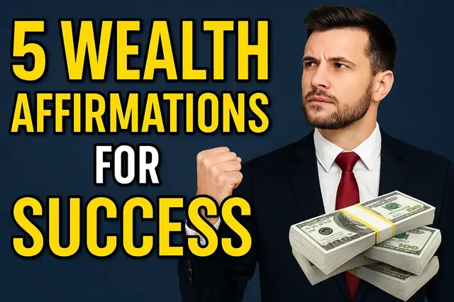 'Video thumbnail for 5 Wealth Affirmations For Success'