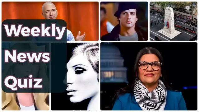 'Video thumbnail for 🎬 Actors' Strike Ends & Bezos' Miami Move: This Week's Sizzling News Quiz! | HowSmart.net 🌟'