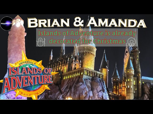 Video thumbnail for Universal's Islands of Adventure has already decorated for Christmas!