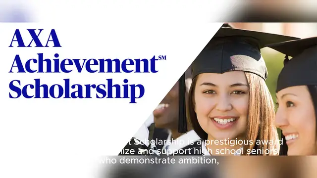 Video thumbnail for AXA Achievement Scholarship