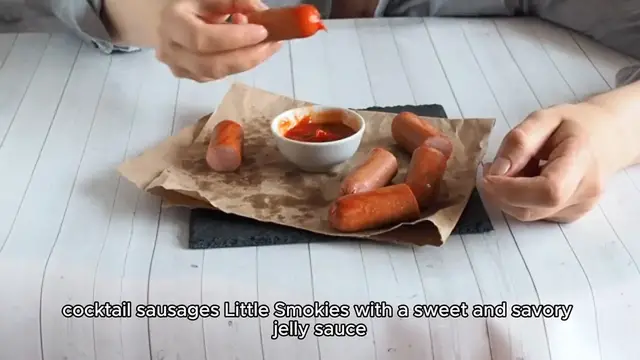 Video thumbnail for little smokies recipe with jelly