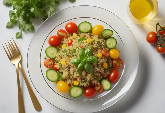 Video thumbnail for Organic Quinoa Salad Recipe
