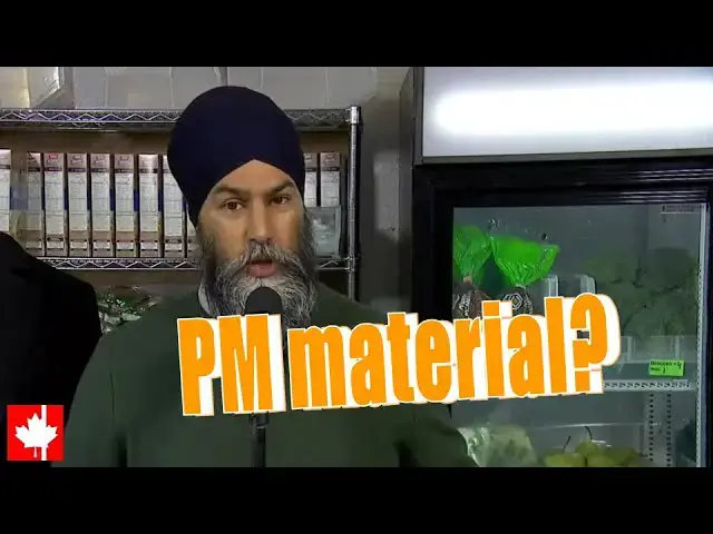 'Video thumbnail for Most Canadians see this as a race between Poilievre and Carney, but Singh still runs to be PM'