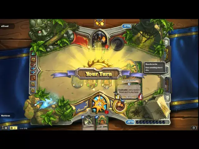 'Video thumbnail for Hearthstone Tavern Brawl: Spiders, Spiders, EVERYWHERE!'